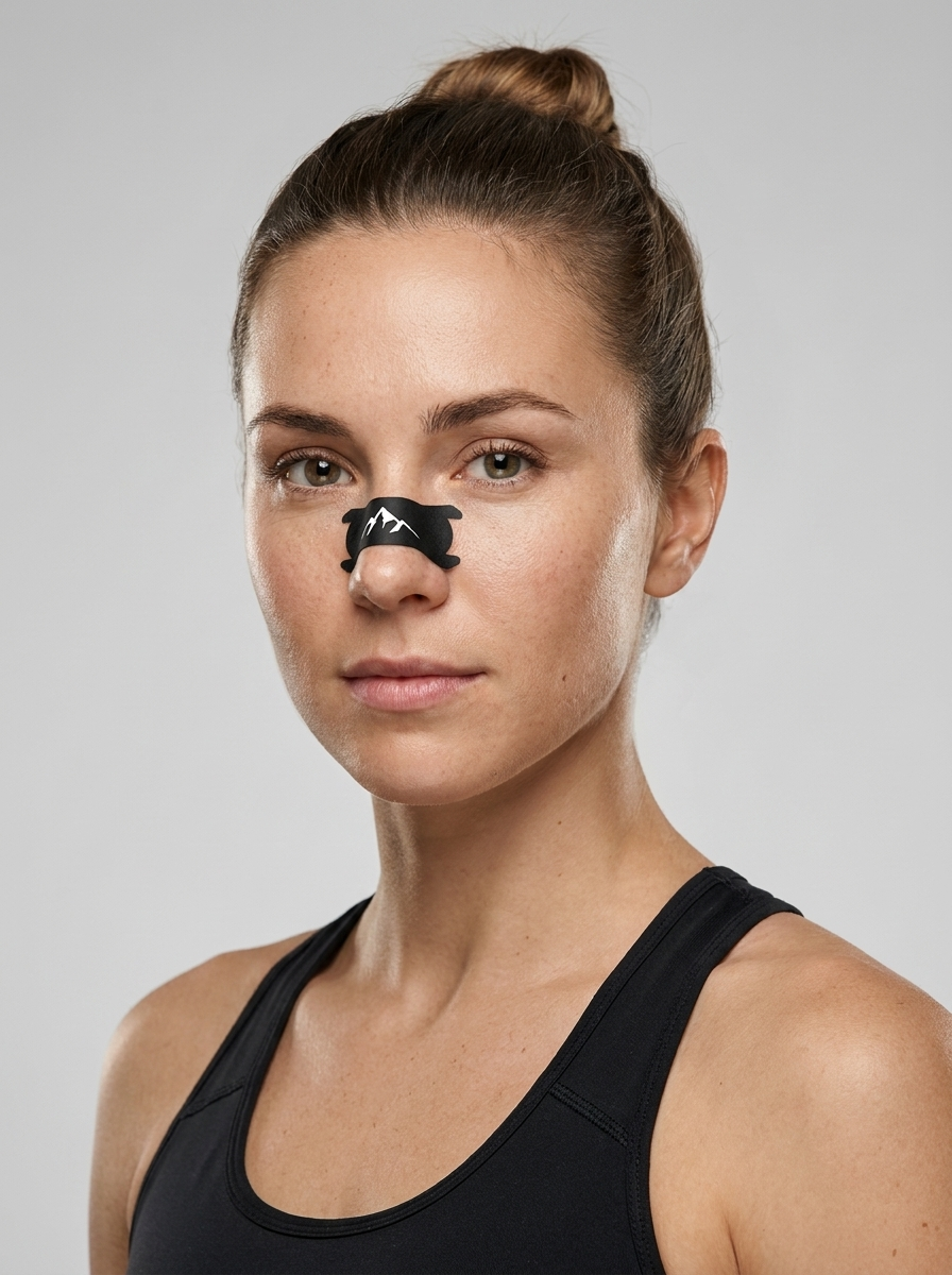 Close-up of Peak Performance nasal strip flex band