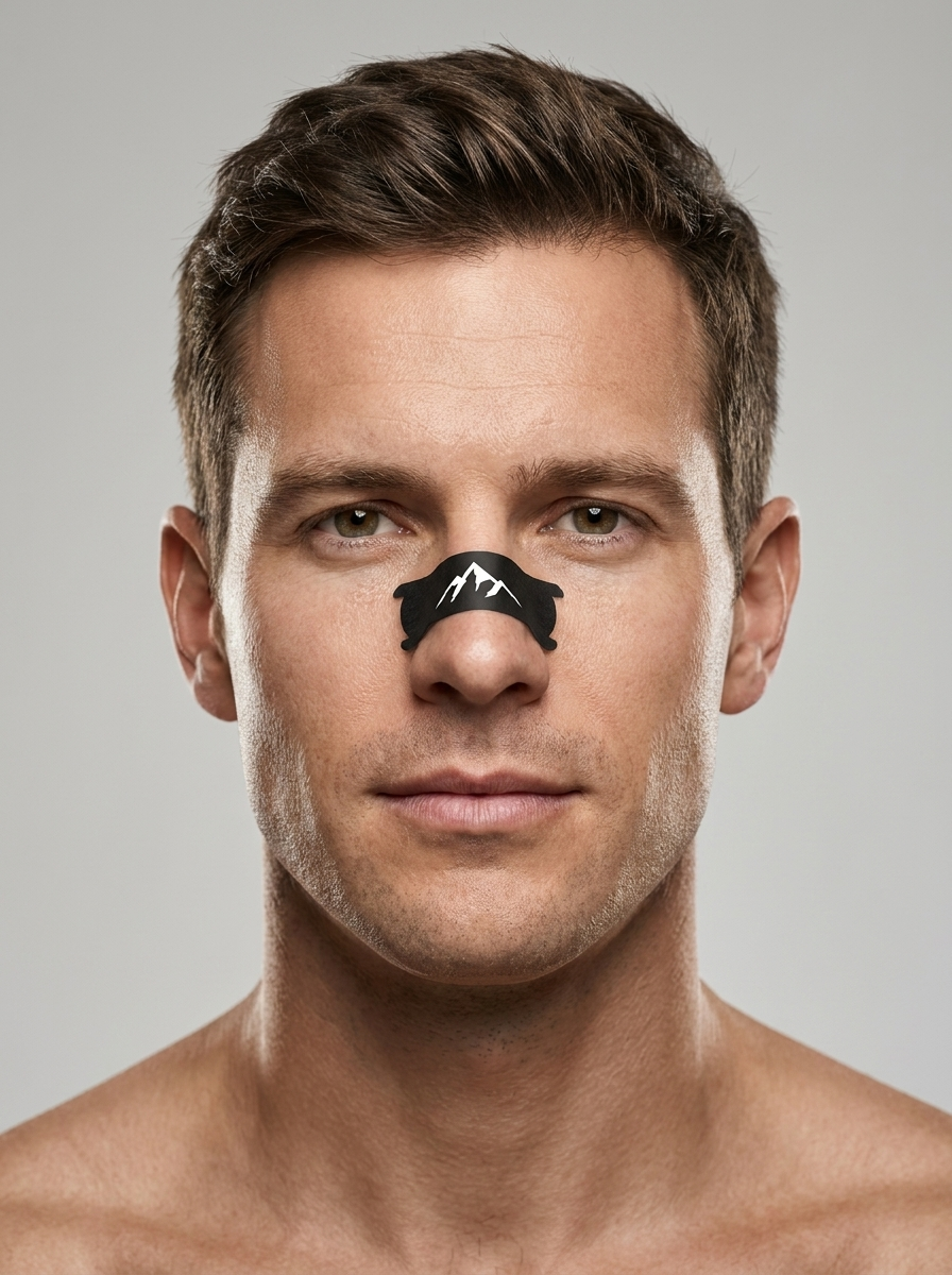 Close-up of Peak Performance nasal strip flex band